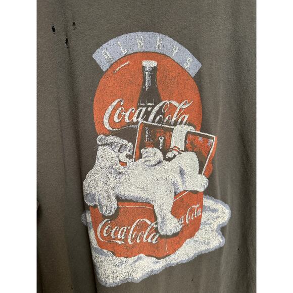 Aerie Vintage Coca-Cola T-Shirt Black Size M - Picture 3 of 9
